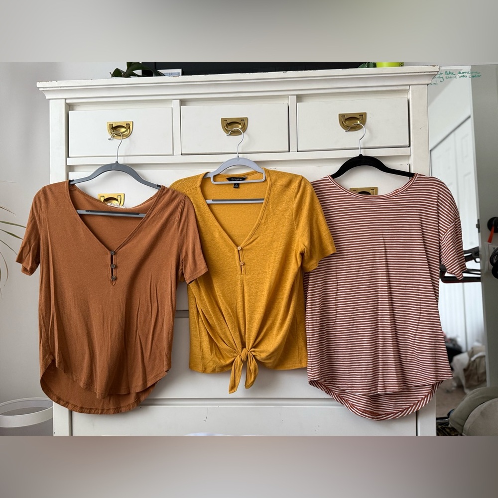 Madewell and Banana Republic Tees